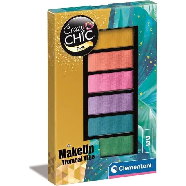 Crazy Chic Teen Øjenskygge Tropical Vibe, 6-farvet Palette