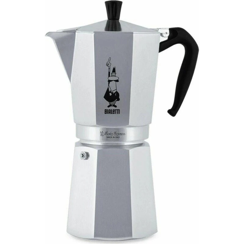 Bialetti Moka Express 18 kop Sølv