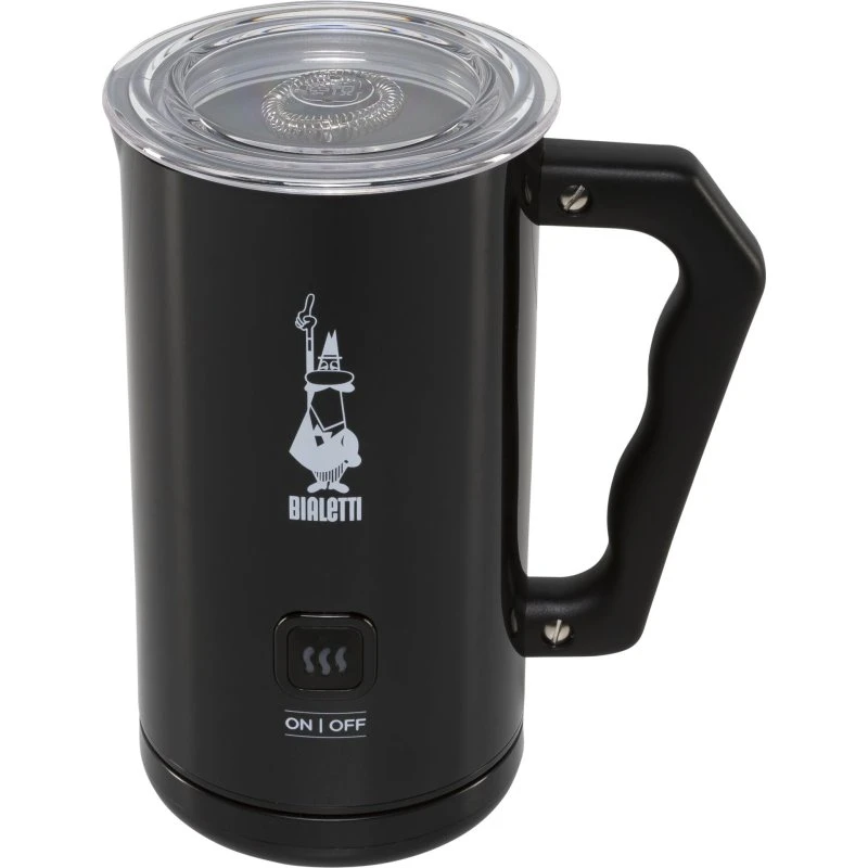 Bialetti MKF02 Automatisk Mælkeskummer, Sort, 150 ml