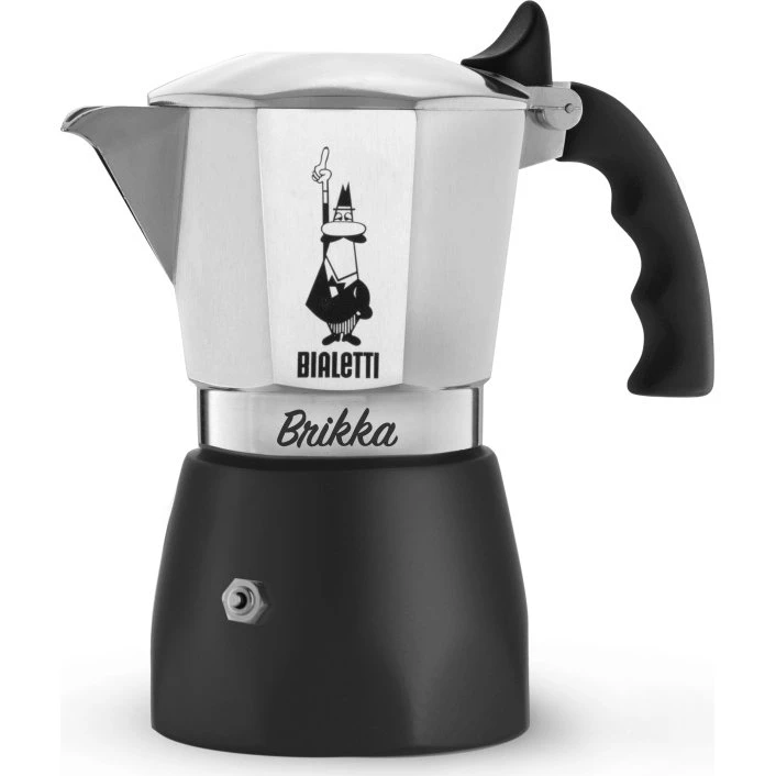Bialetti Brikka Mokkabrygger 2 kopper, aluminium