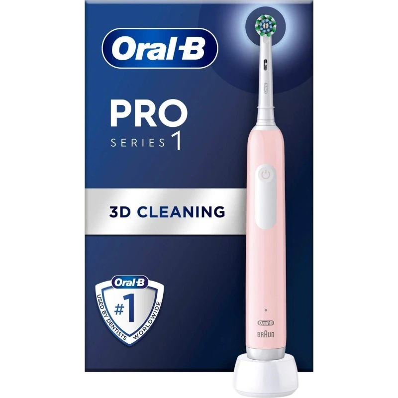 Oral-B Pro Series 1 Elektrisk Tandbørste Pink + Extra Refill
