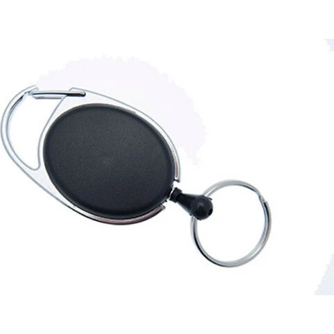 YoYo nøglesnore med krog og wire, 60 cm - 10 stk