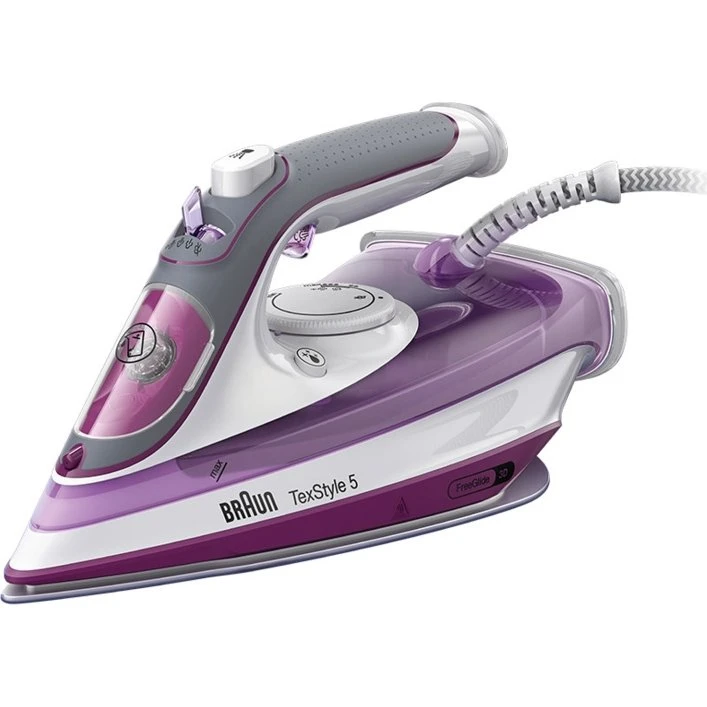 Braun TexStyle 5 SI5037VL Ångstrygjern, 2700 W, lilla/transparent