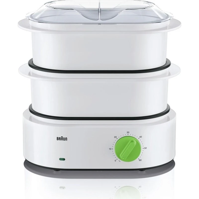 Braun FS 3000 Dampkoger 850 W Hvid/Grøn