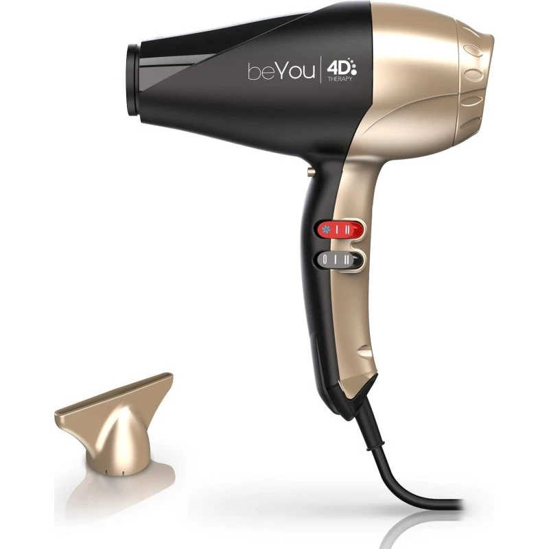 beYou 4D Ion GH1901 Hårtørrer 2400W, Made in Italy