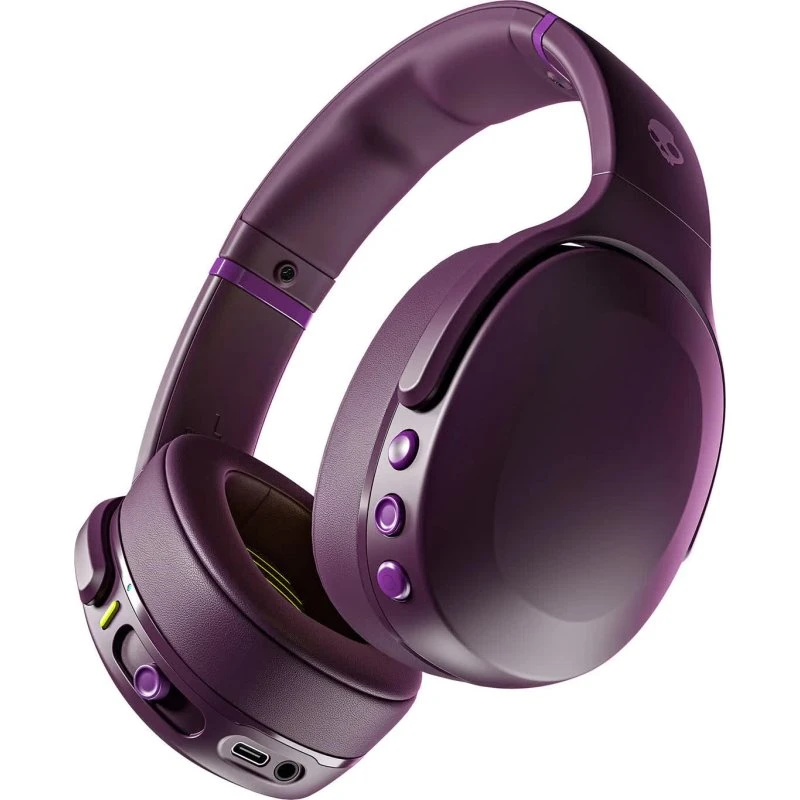 Skullcandy Crusher Evo Trådløse Hovedtelefoner - Midnight Plum, 40 Timer