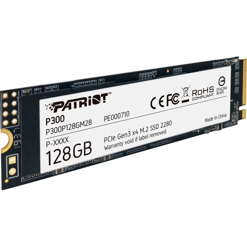 Patriot P300 SSD 128GB M.2 2280 NVMe PCIe 3.0