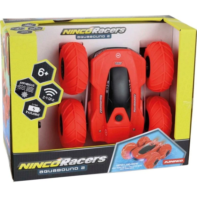 Ninco Aquabound 2 Fjernstyret Bil - Rød - 24 cm