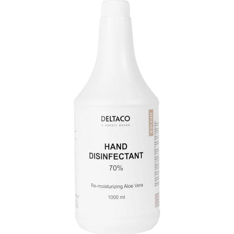 Deltaco Office Hånddesinfektionsmiddel med Aloe Vera 1000ml