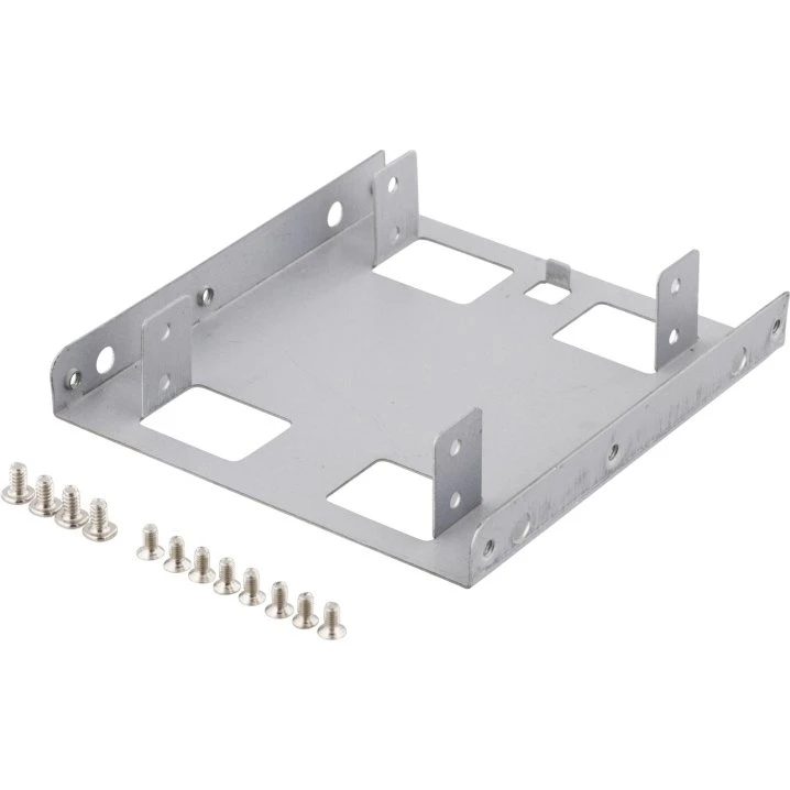 Deltaco 2x2,5" til 3,5" Harddiskadapter - Metal
