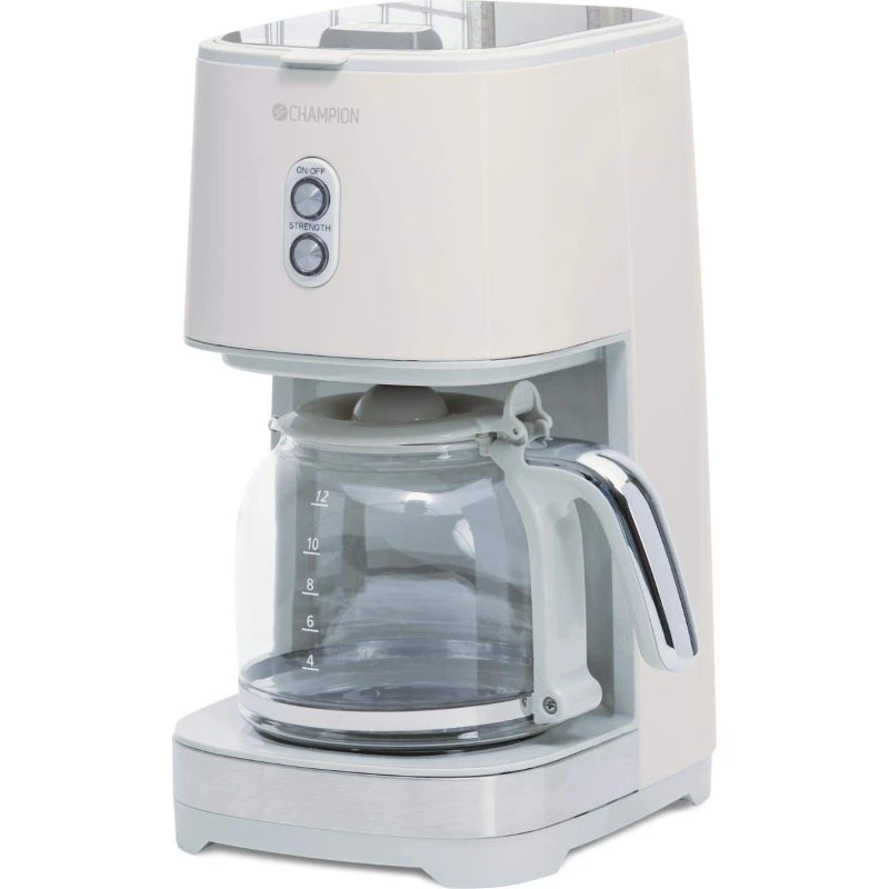Champions KB610 Creme White 12-kopper Kaffemaskine