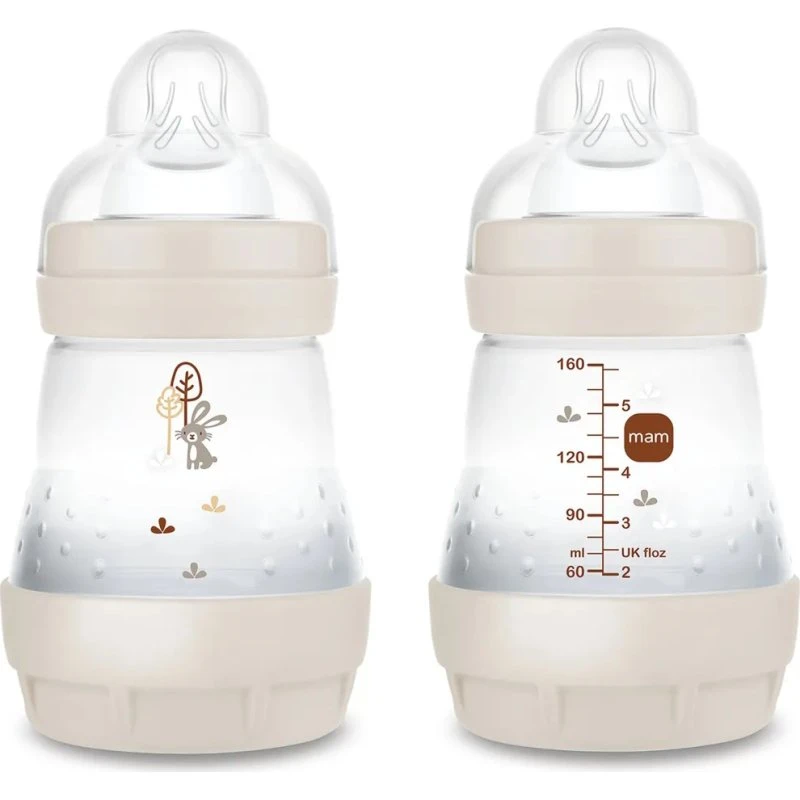 MAM Anti‑Colic Sutteflaske Neutral 160 ml