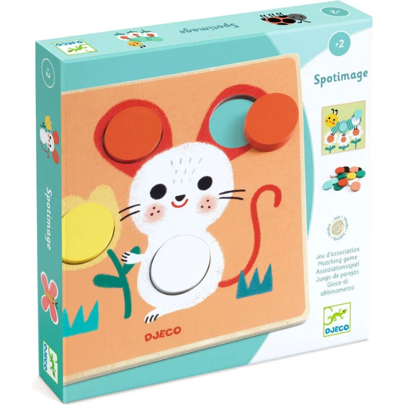 Djeco Spotimage trælærespil (fra 2 år)