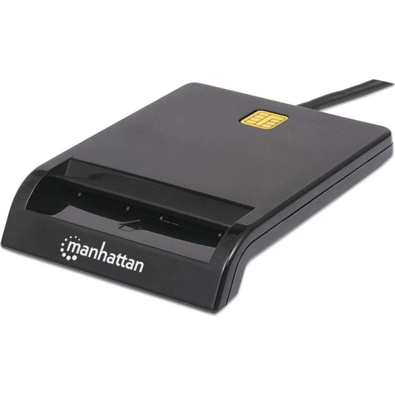 Manhattan Smartcard-læser USB 2.0, 1,05 m, sort
