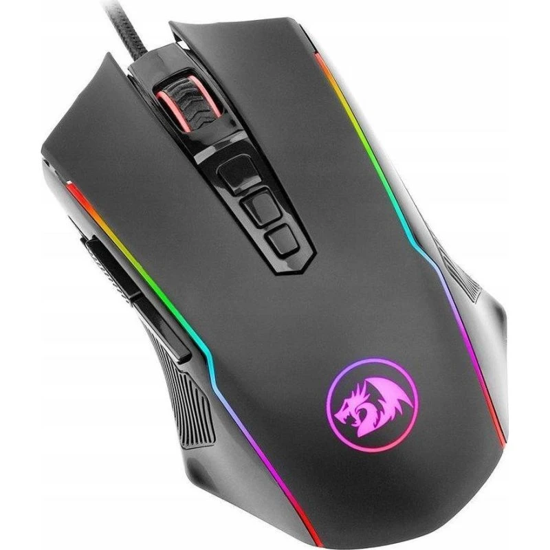 Redragon M910-K Ranger Mus, USB-C, Sort, 9 Knapper