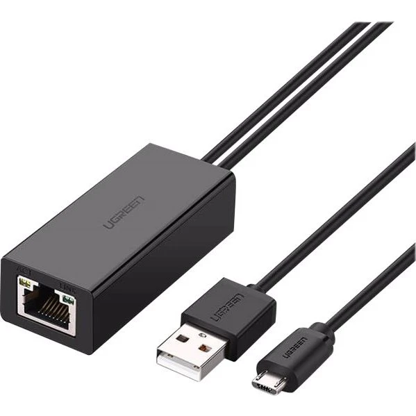 Ugreen 30985 MicroUSB Netværksadapter 100Mbps