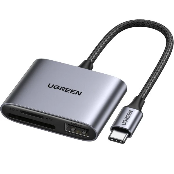 Ugreen 80798 USB-C Kortlæser Grå
