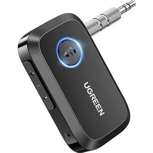 UGREEN Bluetooth 5.3 AUX-modtager, sort, 15 timer batteri