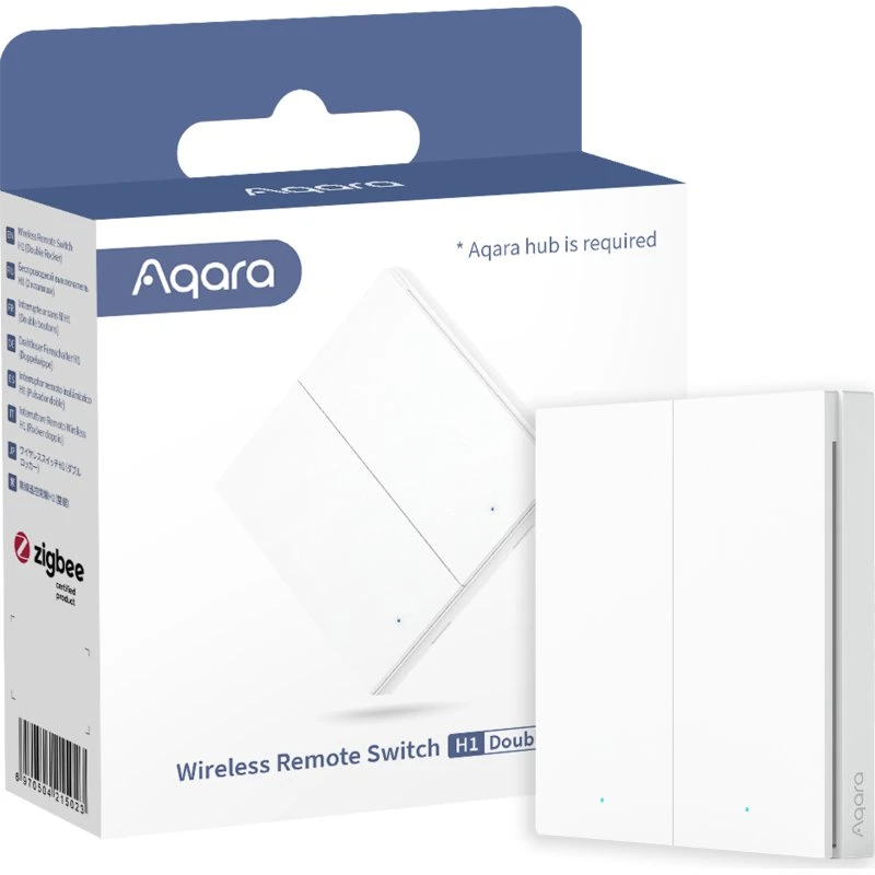 Aqara Wireless Remote Switch H1 Dobbelt Vipper