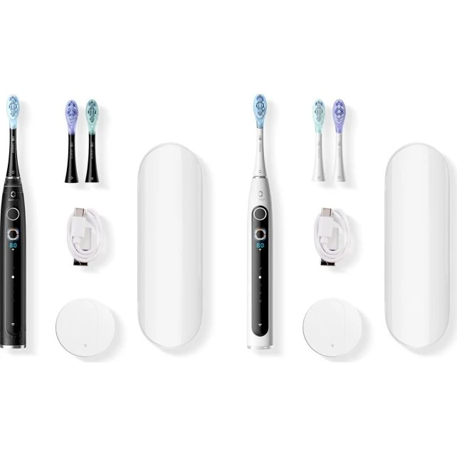 Oclean X Pro 20 S Duo Elektrisk Tandbørste Hvid+Sort