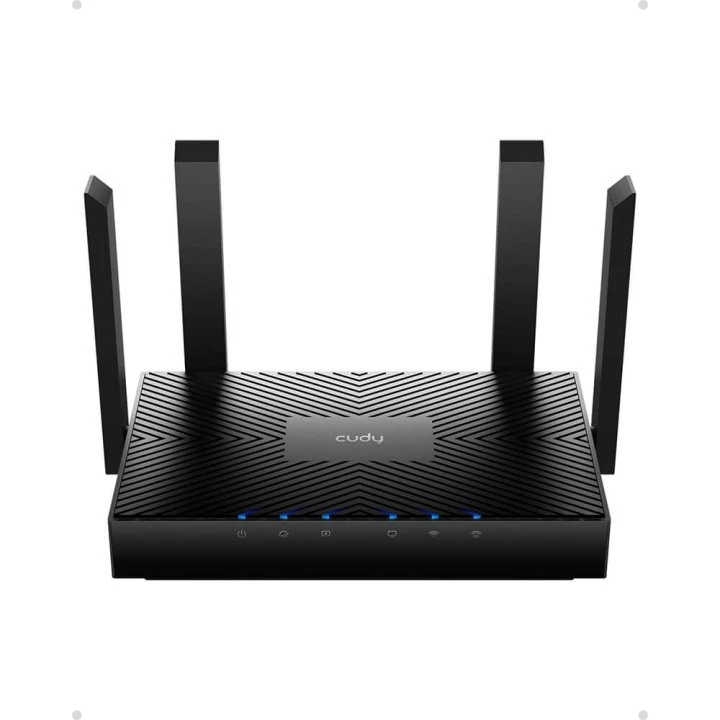 Cudy WR3000 Wi-Fi 6 Router, 4-port Gigabit, sort