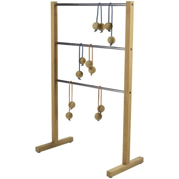 Sussex Stigegolf i indonesisk teak og rustfrit stål