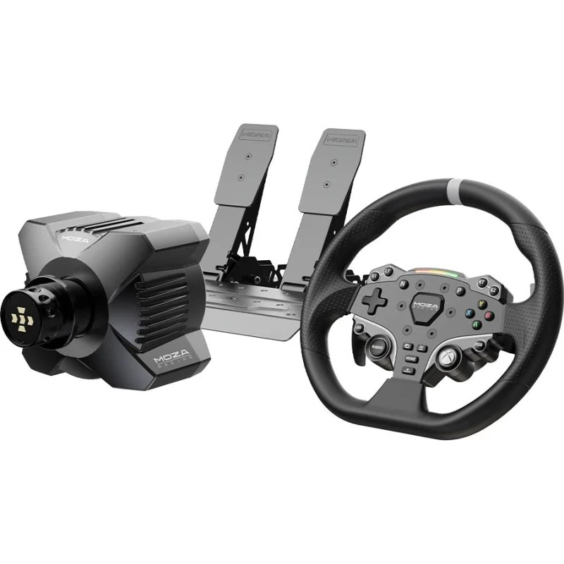 Moza R3 Racing Simulator Bundle – 3,9Nm Direct Drive, Sort