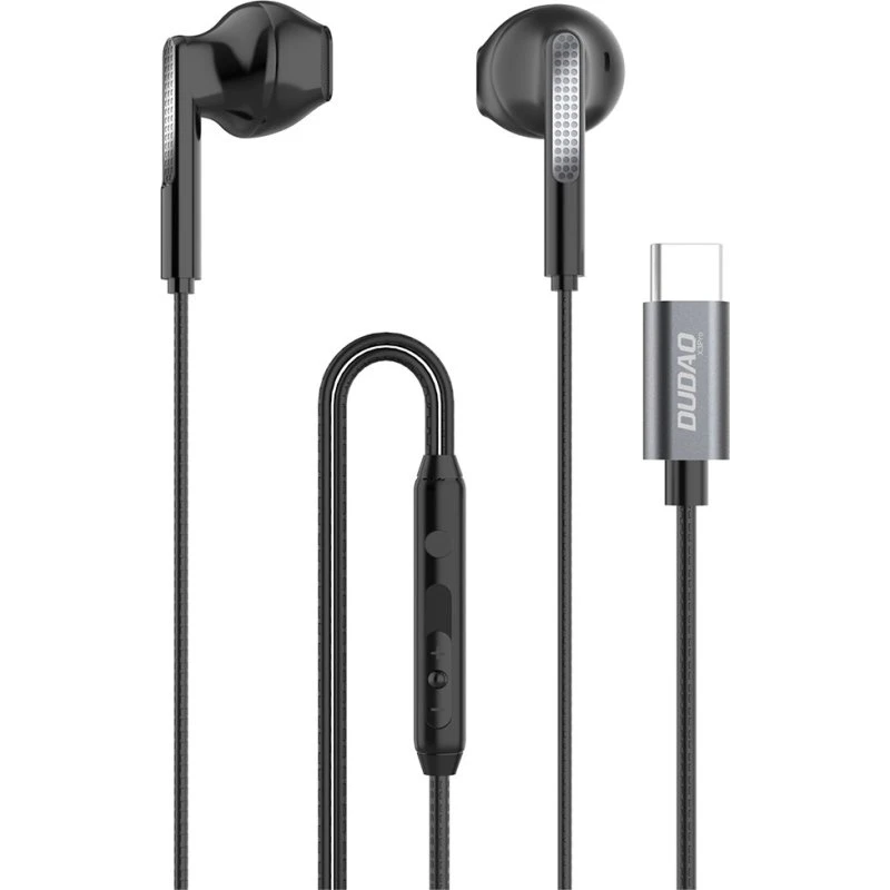 Dudao X3Pro In-Ear Høretelefoner USB-C Sort 1,2m