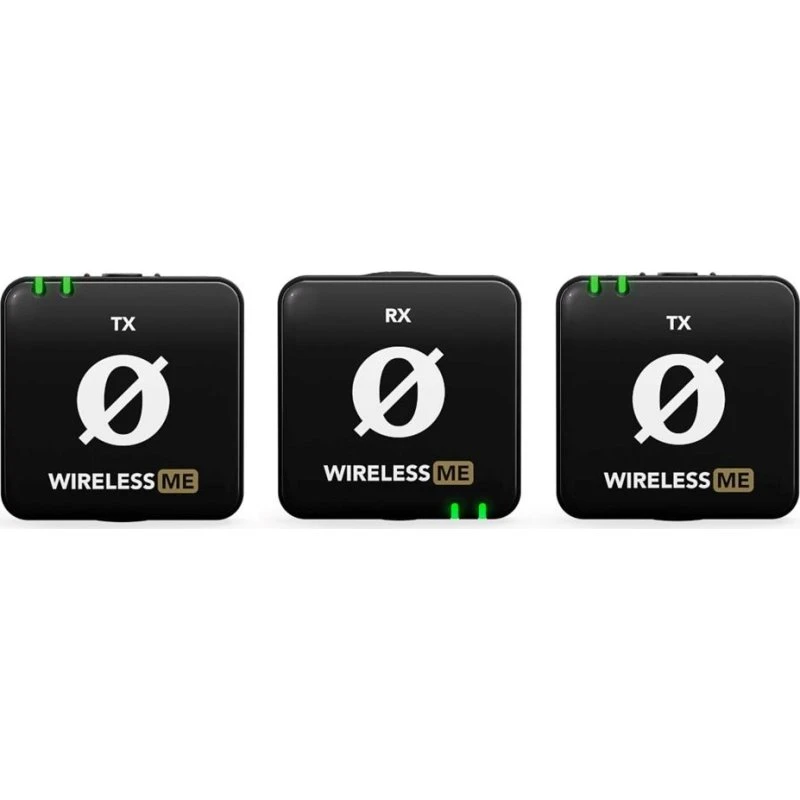 Røde Wireless ME Dual Trådløs Mikrofonsystem, Sort (2 Sendere)