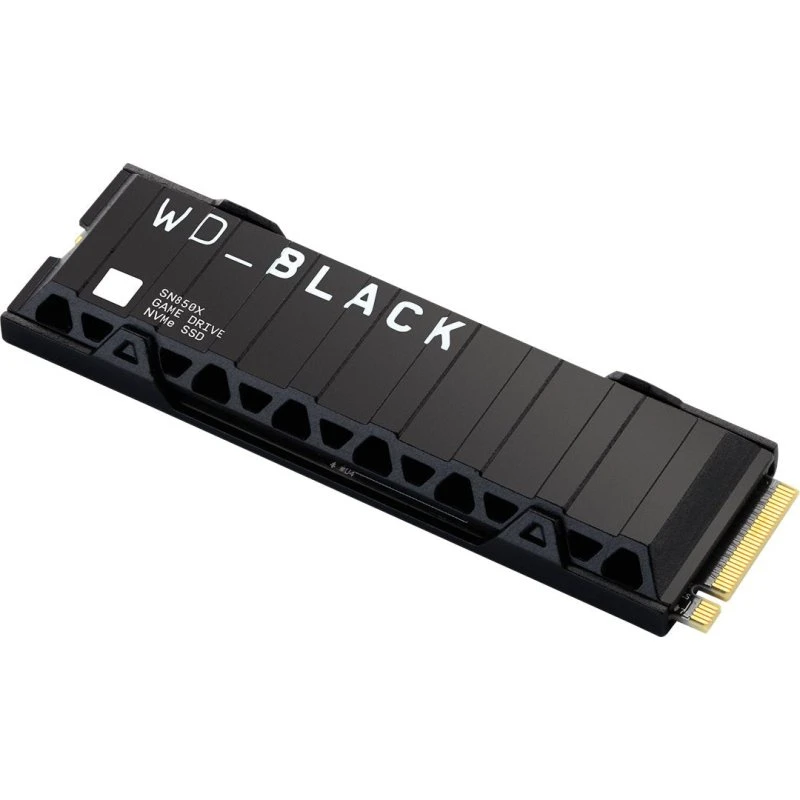 WD Black SN850X 1TB M.2 NVMe SSD med køl