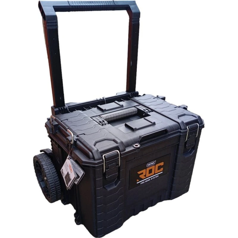Keter ROC Pro Gear 2.0 XL Værktøjskasse med Hjul – 57,5 l, Sort