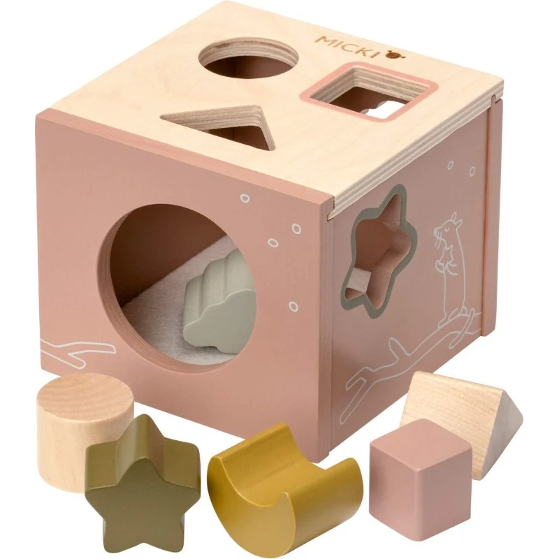 Micki Pick box Pink – Træformsorter 1+ år