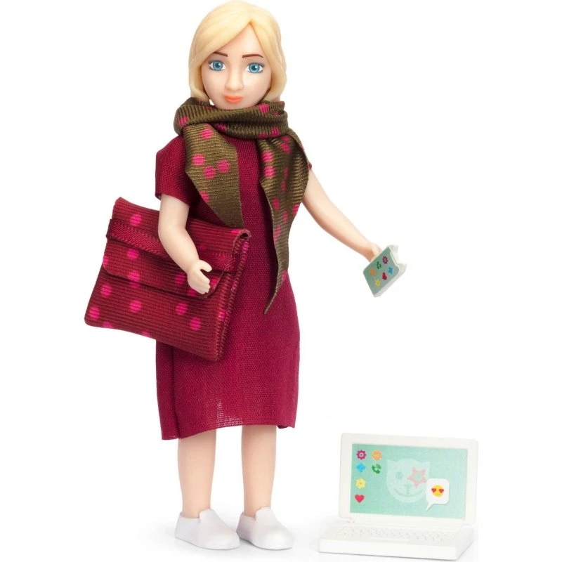 Lundby Dukke med Computer