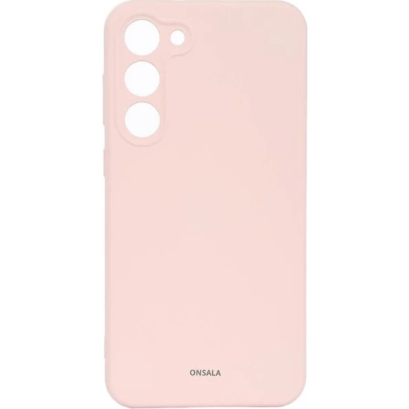 Onsala Silikone Mobilcover Chalk Pink til Samsung S23+ 5G