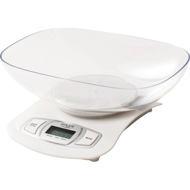 Adler Digital Køkkenvægt med Skål 1,5 L (5kg/1g)