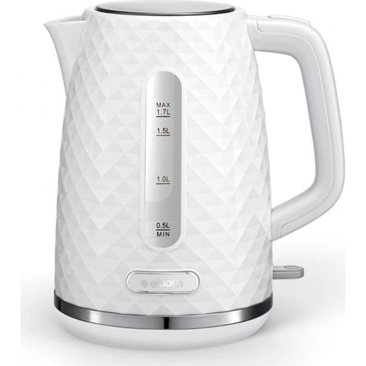 Eldom Elli Elkedel 2200W, 1,7 liter, Hvid