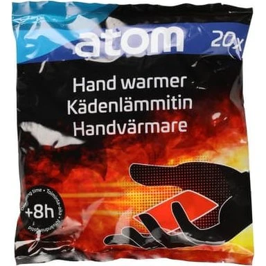 Atom håndvarmere 20-pak, langvarig varme op til 8 timer
