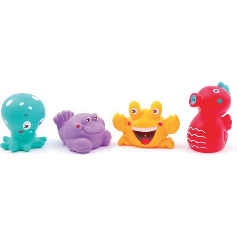 Ludi badelegetøj - havdyr, 4 stk. (sprøjter med vand)
