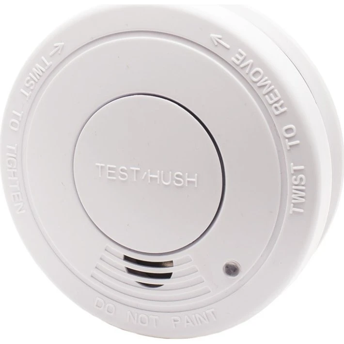 Airam KD-127A Optisk Brandalarm med Hush-knap (Batteri inkl.)