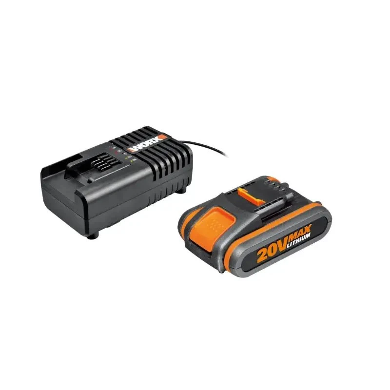 Worx WA3604 20V 4.0Ah Batteri og Lader Sæt