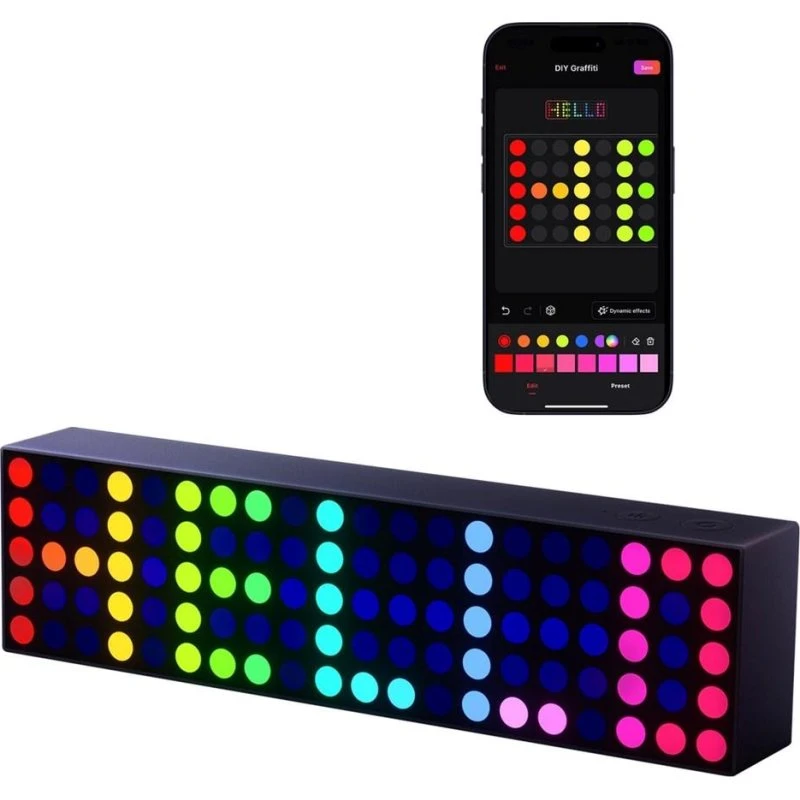 Yeelight Cube Lite Gaming Lyspanel – Multifarvet, adresserbart, lydsynkroniseret