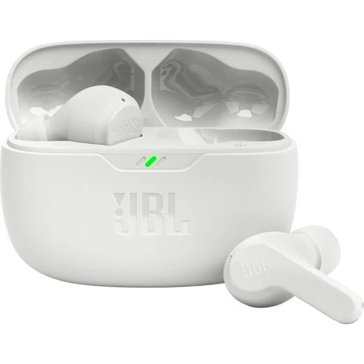 JBL Wave Beam Trådløse In-Ear Høretelefoner Hvid