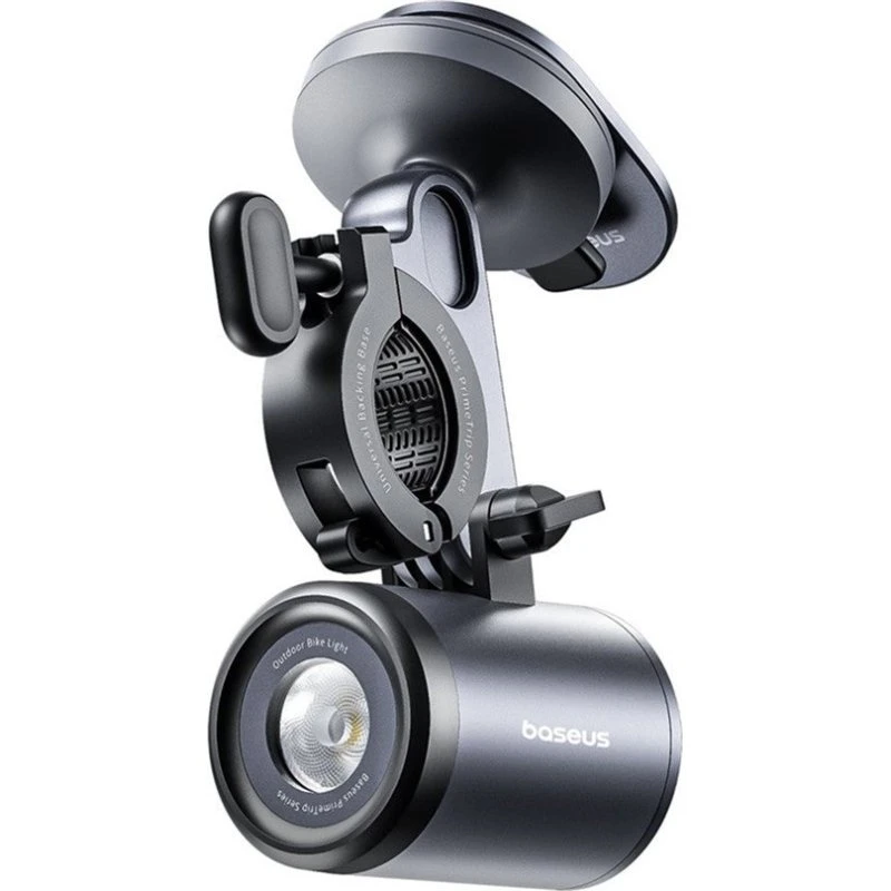 Baseus PrimeTrip 2-i-1 Cykelforlygte, 600lm, Sort