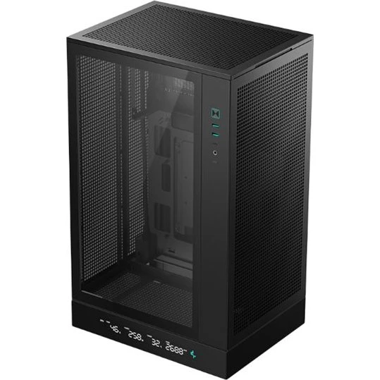 DeepCool CH270 Digital Miditower, Sort, USB-C, 360mm vandkøling