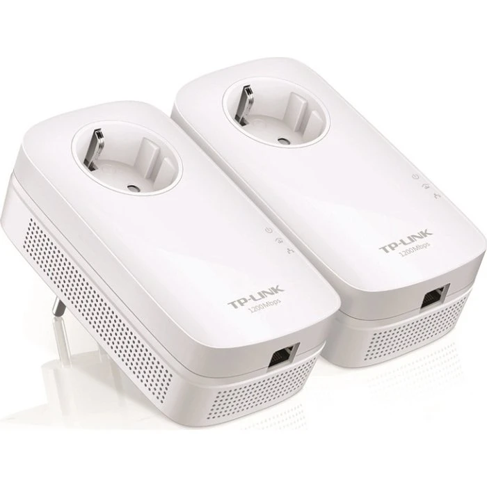 TP-Link TL-PA8010P KIT AV1300 Powerline-sæt med gennemstrømning, hvid