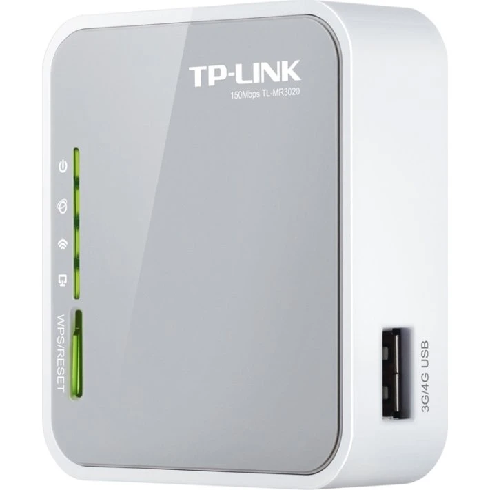 TP-Link TL-MR3020 3G/4G Trådløs Router, 150Mbps