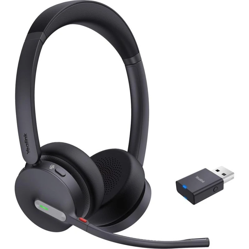 Yealink WH64 Hybrid Dual Teams, trådløst headset, sort