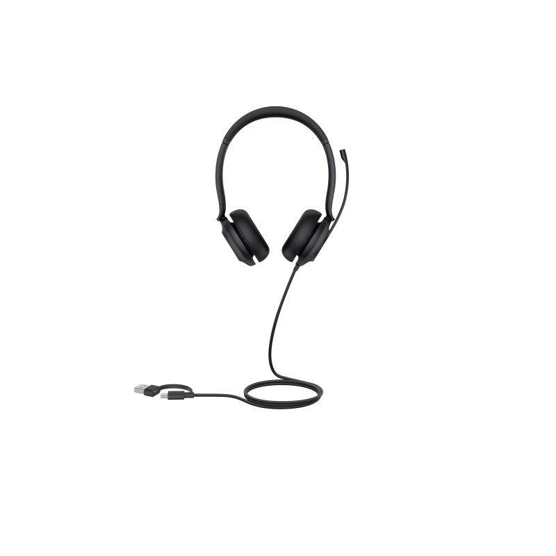 Yealink UH35 Dual UC USB-C/A Høretelefoner Sort