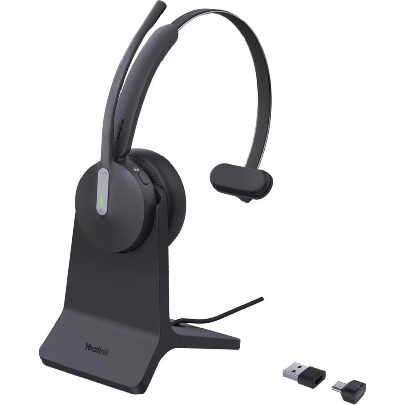 Yealink BH70 Mono Trådløst Headset Sort til Teams