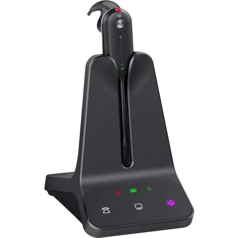 Yealink WH63 E2 Teams Trådløst Øretelefon Headset, Sort